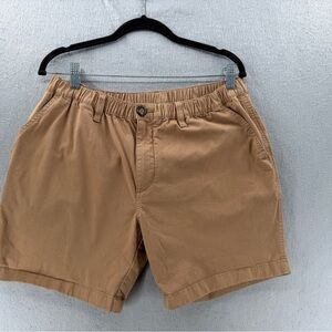 Chubbies Boomshakalaka Chino Shorts Men XL Originals Elastic Waist Comfy Neutral